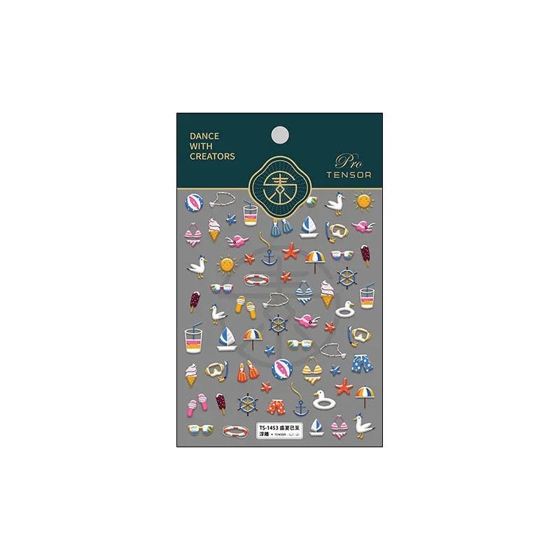 Bikini & Swim Nail Stickers