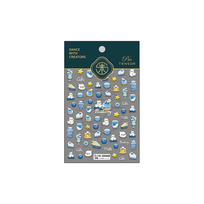 5D Blueberry Nail Decals