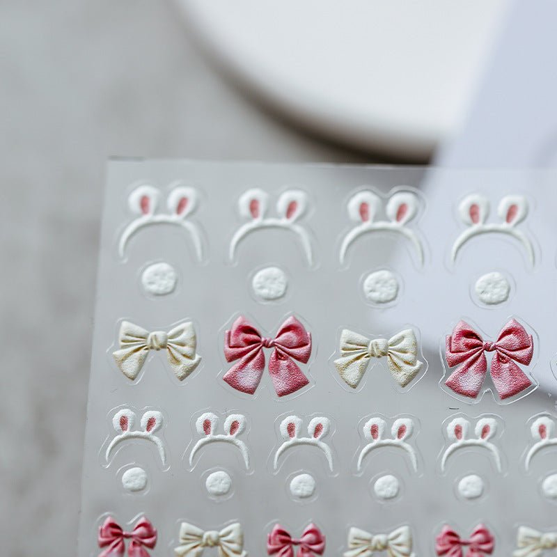 Bunny Ear Nail Stickers