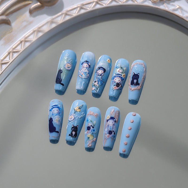 Girl Nail Art Stickers