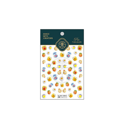 5D Carrot Clay Nail Art Stickers