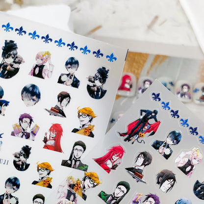 3D Comic Style Nail Decals