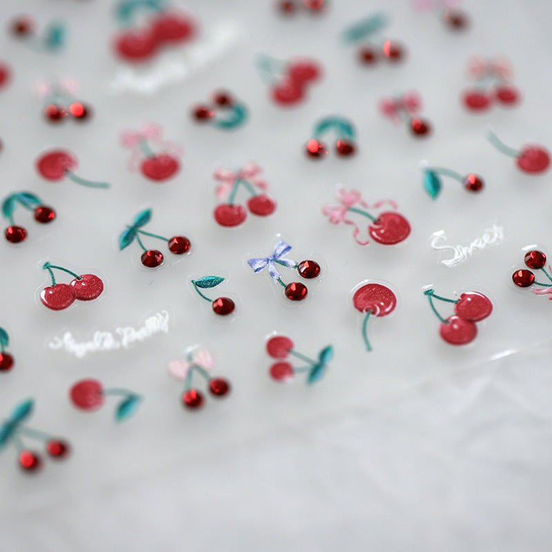 Cherry Nail Art Stickers