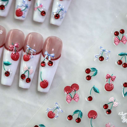 5D Fruits Nail Stickers