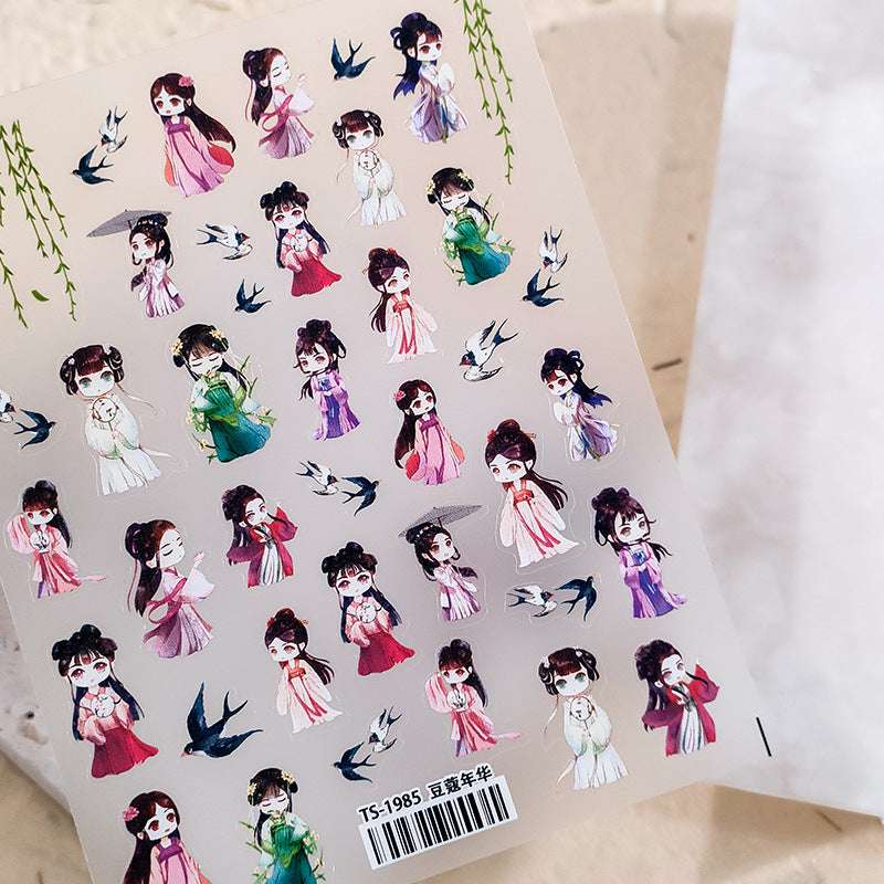 Oriental Nail Art Stickers