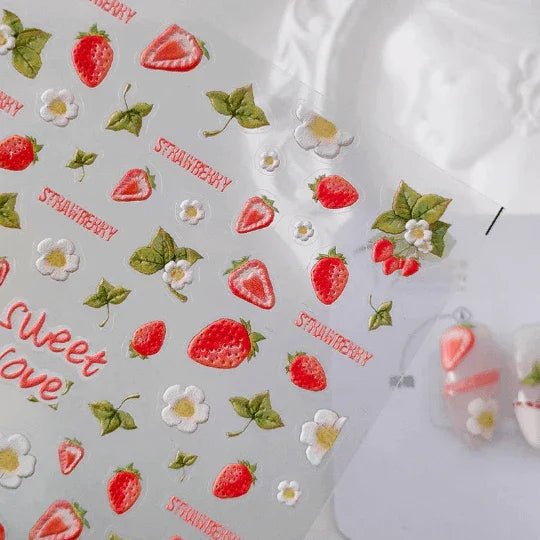 Cute Fruit Nail Decals