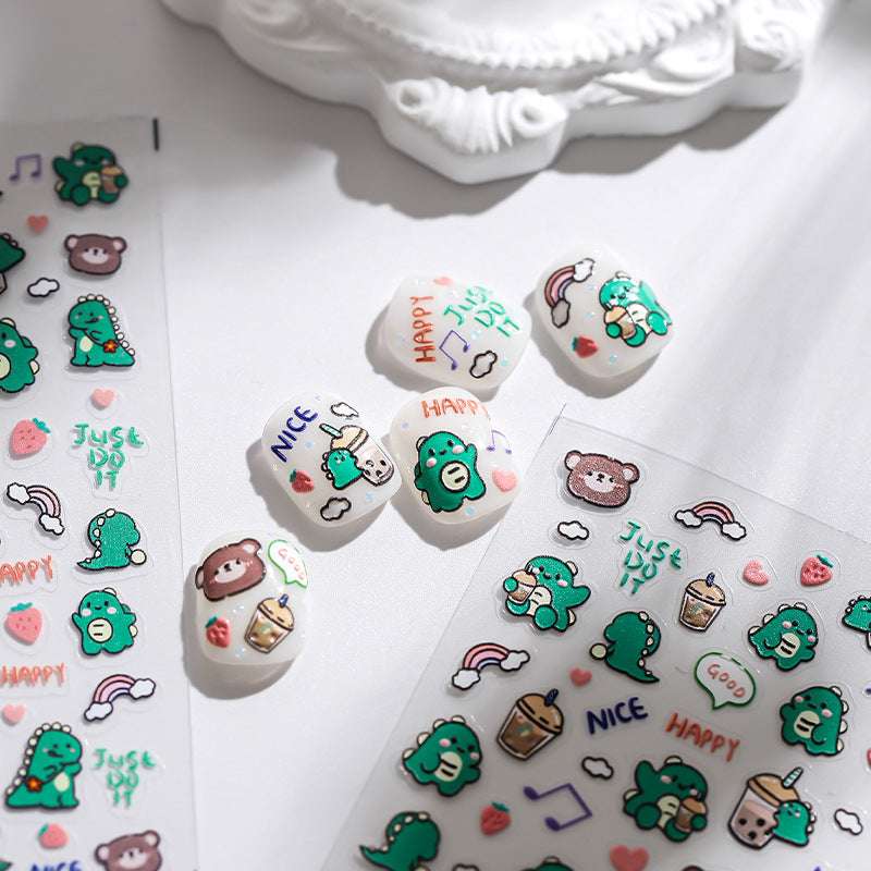 Dinosaur Nail Stickers
