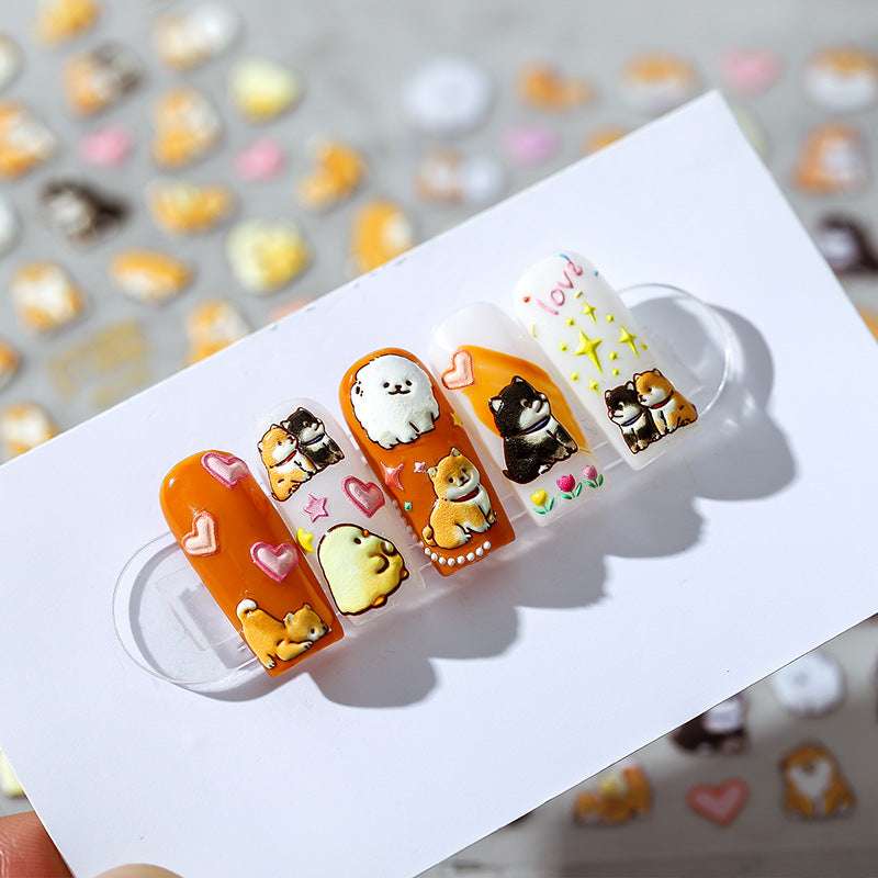 3D Dog Nail Decal