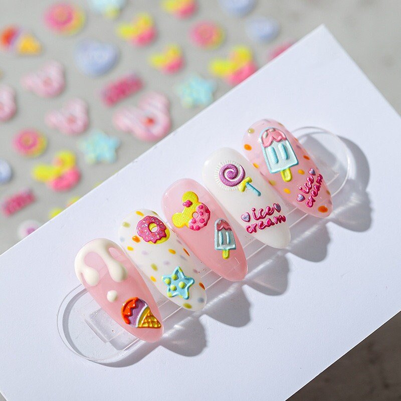 Donut Nail Stickers
