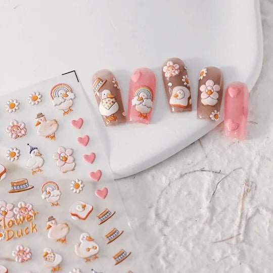 Flower Nail Art Stickers