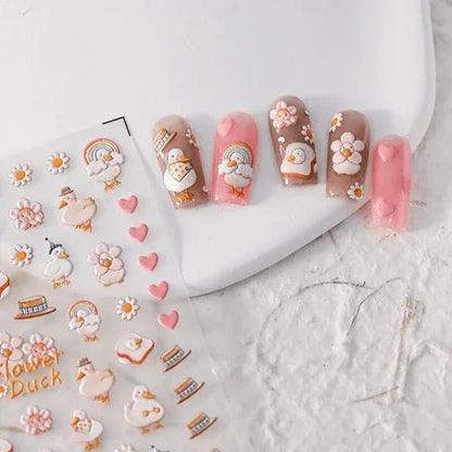 Flower Nail Art Stickers