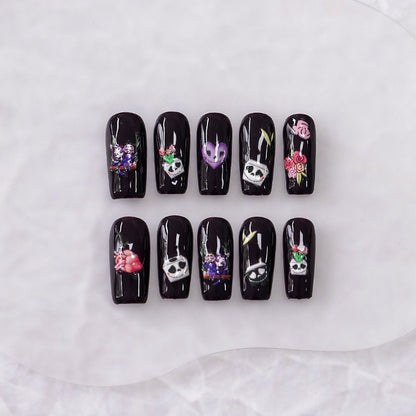 Edgy manicure decorations