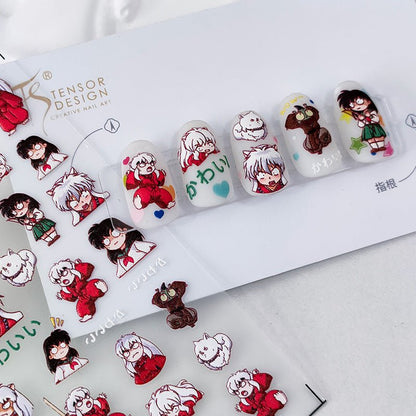 5D Cartoon Nail Stickers