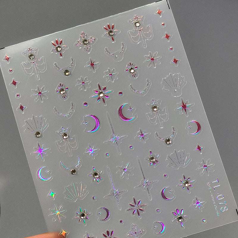 Fantasy Star & Moon Nail Stickers