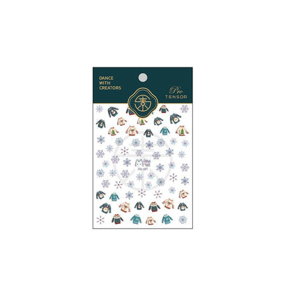 Festive Winter Nail Stickers, Snowflakes Nail Art Decals, Christmas Decorative Nail Art (400) - TensorNailArt