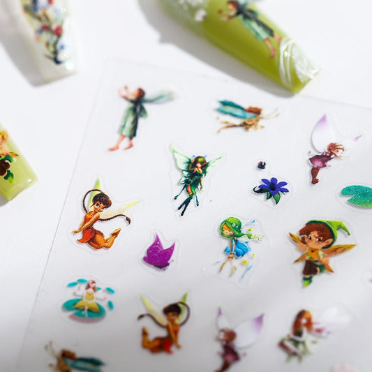 Flower Fairy Nail Art Stickers (430) - TensorNailArt