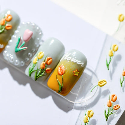 Flower Nail Art Stickers