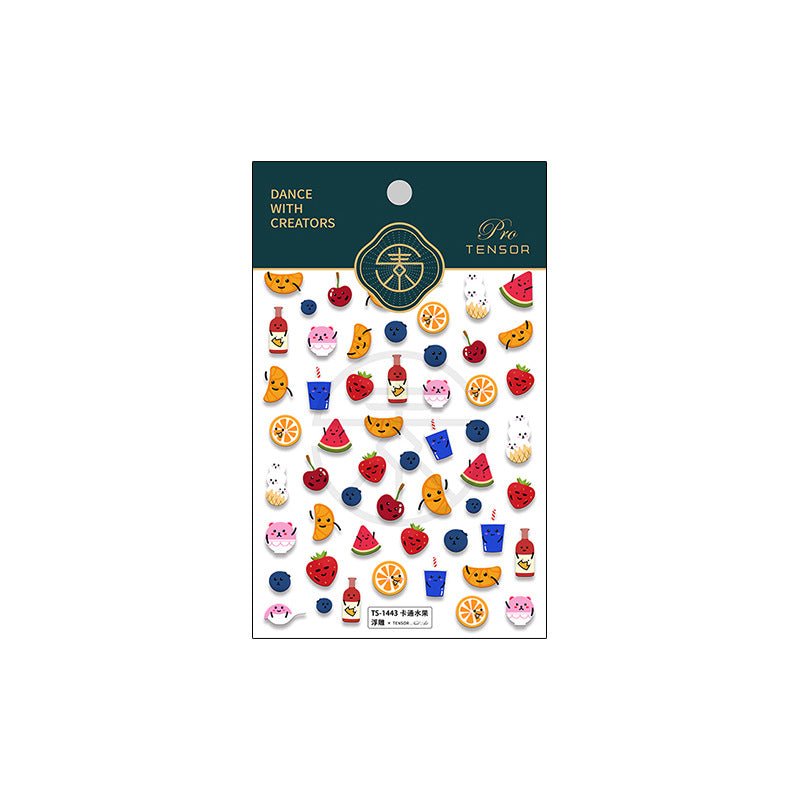 drinks & cakes Nail Stickers
