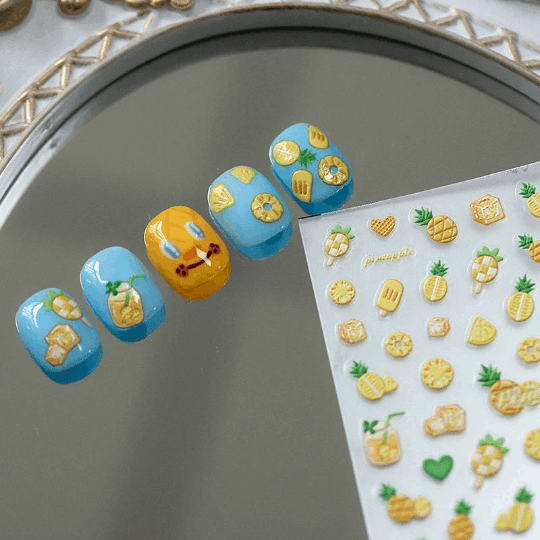 Pineapple Nail Stickers
