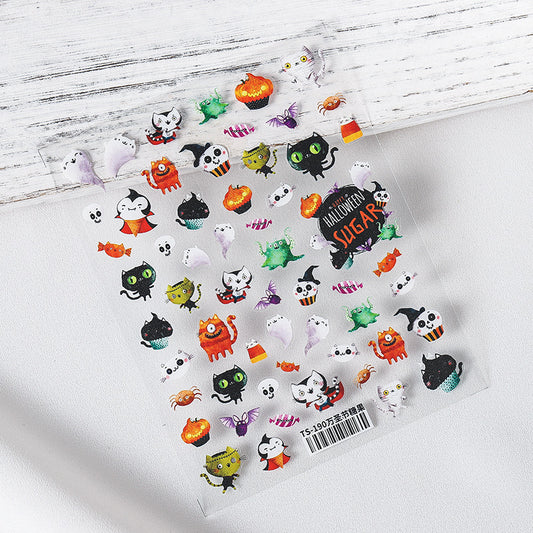 Halloween Candy Nail Art Stickers
