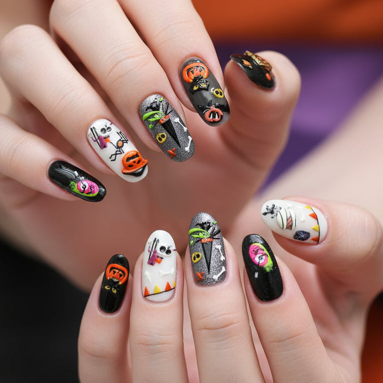 Halloween Ghost Nail Stickers