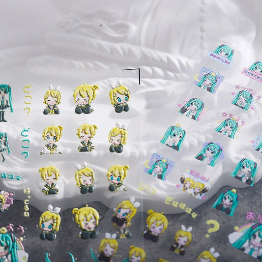 Japanese Anime Nail Art