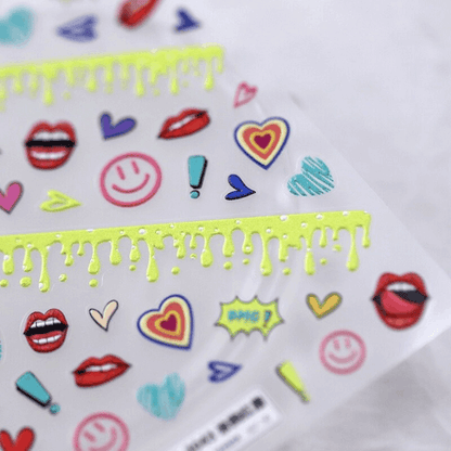 Lip Nail Stickers