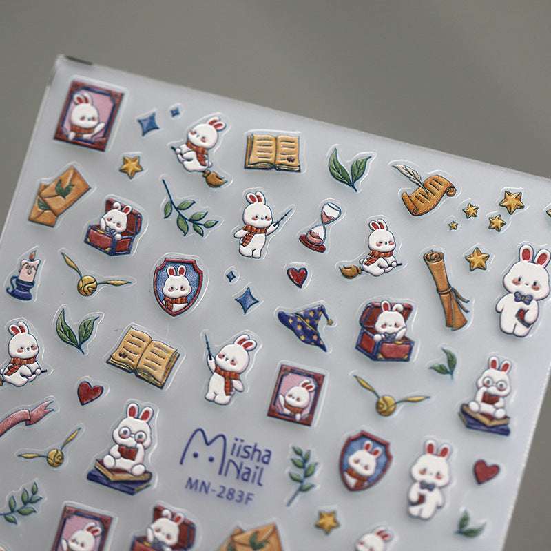 Magic Bunny Nail Stickers