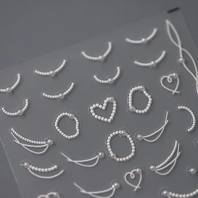 Minimal Line Nail Stickers