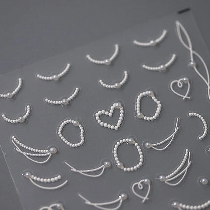 Minimal Line Nail Stickers