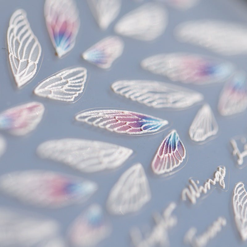 Pastel Wing Nail Stickers
