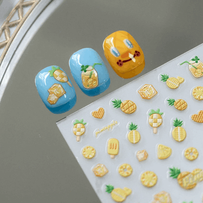 Pineapple Nail art Stickers
