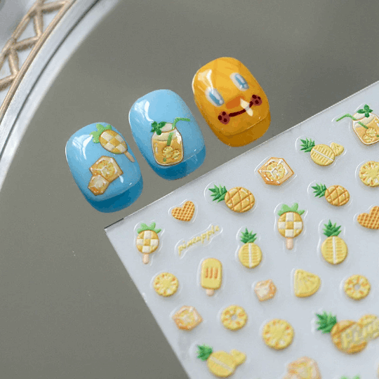 Pineapple Nail art Stickers