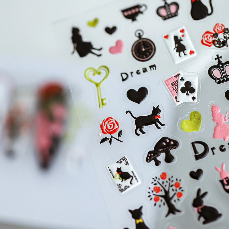 Playing card Nail decals