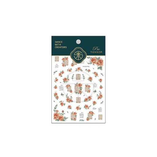 Red Rose Nail Stickers