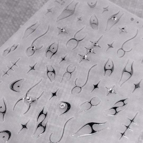 Rhinestones nail stickers