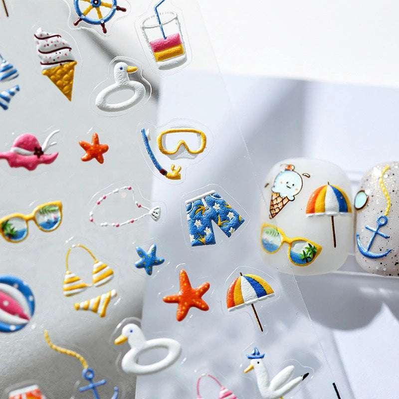 Midsummer Nail Stickers
