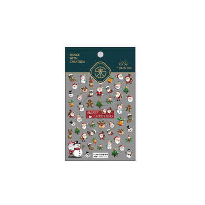 Santa Nail Decals