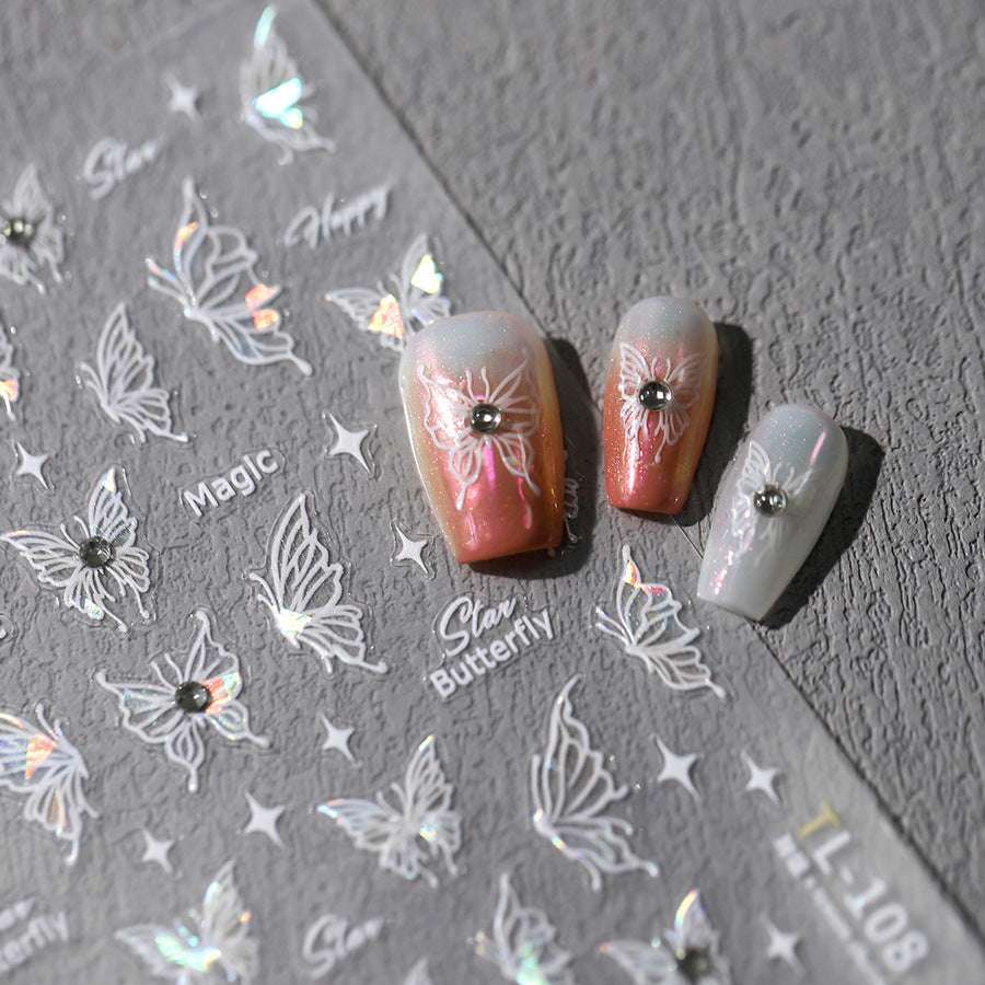 Sparkling Nail Art Stickers