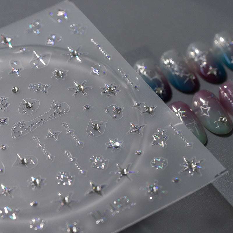 Sparkling Star Nail Stickers