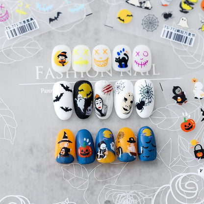 Spooky Halloween manicure