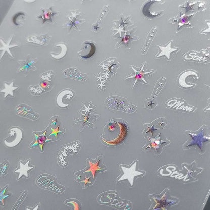 Star & Moon Nail Stickers