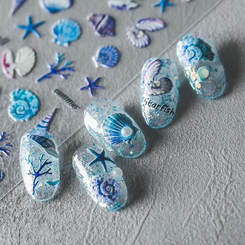 Starfish Nail Art Decals