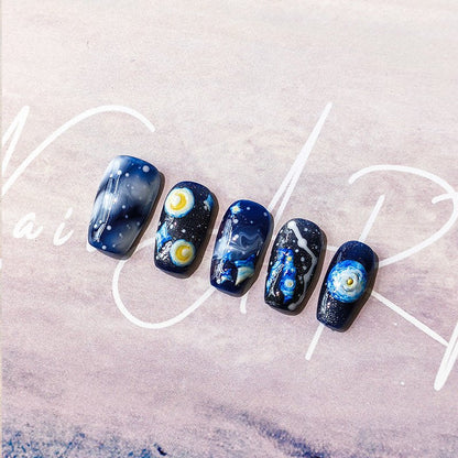 Starry Night Nail Art Stickers (349) - TensorNailArt