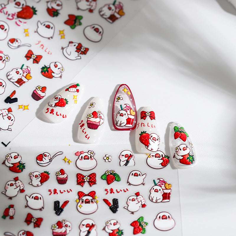 Parrot Nail Stickers