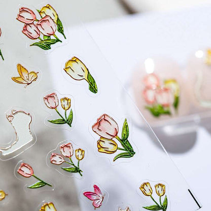Floral Nail Stickers