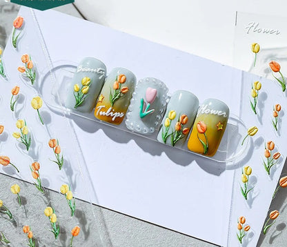 Tulip Nail Stickers