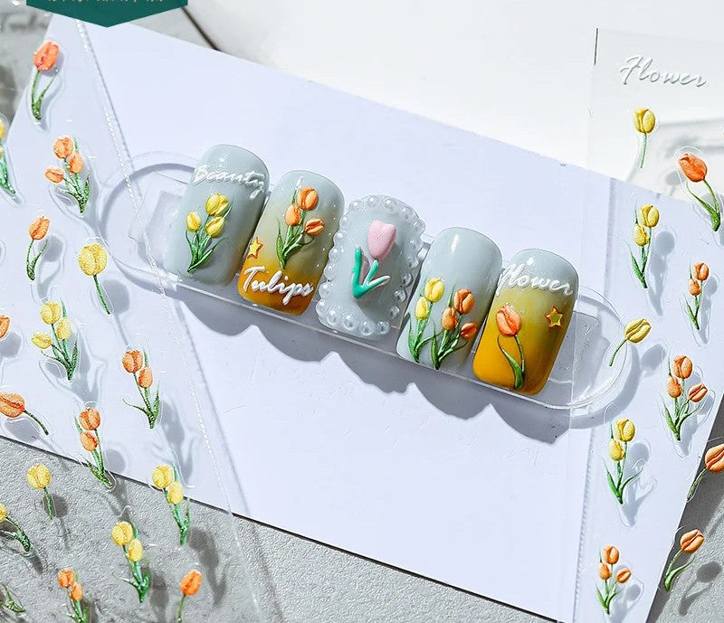 Tulip Nail Stickers