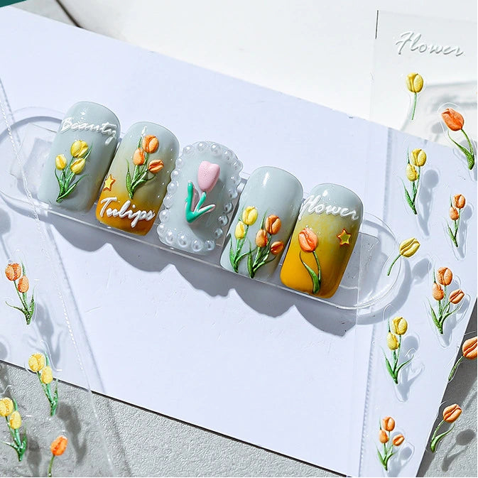 Tulip Nail Stickers
