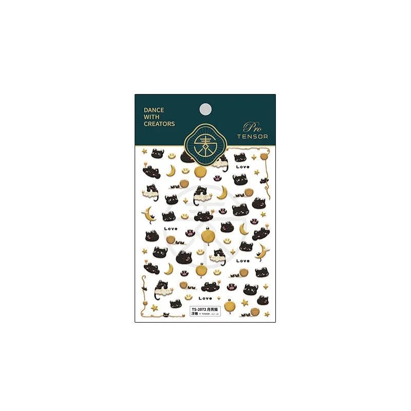 Moon and Star Nail Stickers